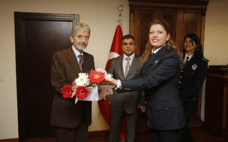 Emniyet teşkilatı, Başkan Tuna’yı ziyaret etti