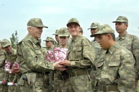 Engelli askerler terhis olma sevinci yaşadı