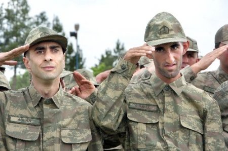 Engelli askerler terhis olma sevinci yaşadı