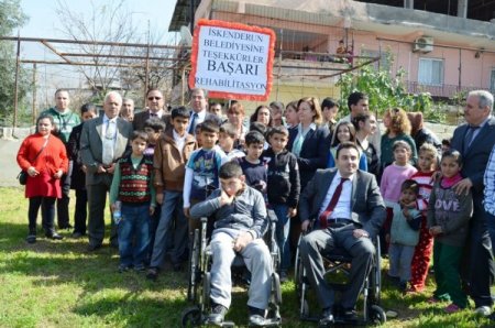 Engelli çocukların da artık bir oyun parkı var