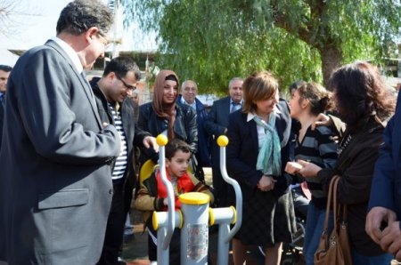 Engelli çocukların da artık bir oyun parkı var