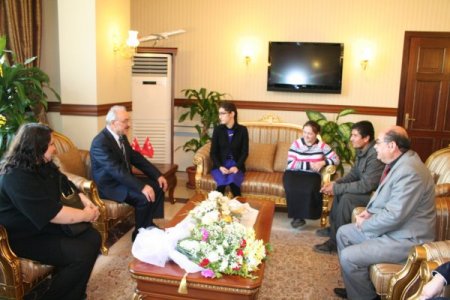 Engelli öğrencilerden, Vali Yenigün’e ziyaret