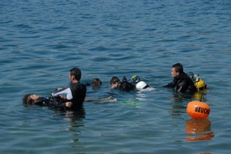 Engelliler, Sapanca Gölü'nde tüplü dalış yaptı