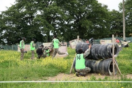 Engelliler paintball oynadı stres attı