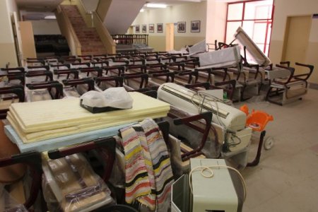 Enkaz okulda eğitim çilesi