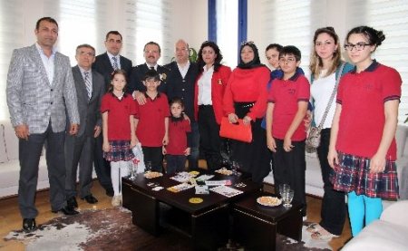 Envar’dan Emniyet Müdürü Sağlam'a ziyaret