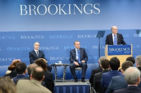 Erdoğan, 10 yıllık iktidarını Brookings Enstitüsü’nde anlattı