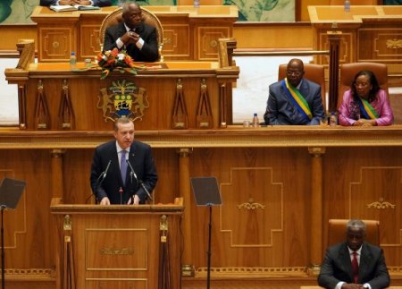 Erdoğan, Gabon Parlamentosu'na hitap etti (Fotoğraf için)