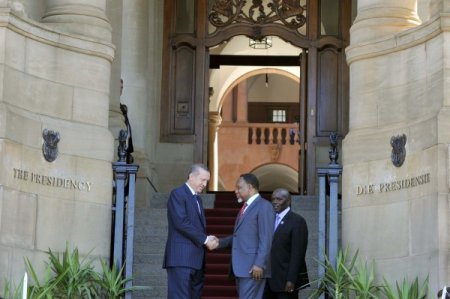 Erdoğan, Güney Afrika Cumhurbaşkanı Yardımcısı Motlanthe İle Görüştü