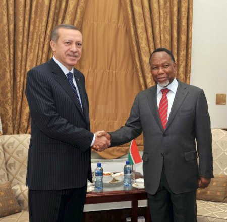 Erdoğan, Güney Afrika Cumhurbaşkanı Yardımcısı Motlanthe İle Görüştü
