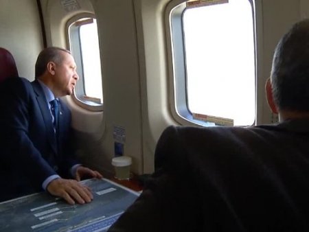 Erdoğan, İzmit Körfez Geçiş Projesi'ni havadan inceledi