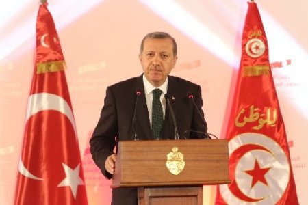 Erdoğan, Tunuslu mevkidaşıyla ortak basın toplantısı düzenledi