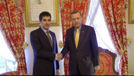 Erdoğan'ın Neçirvan Barzani ile görüşmesi sona erdi