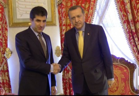 Erdoğan'ın Neçirvan Barzani ile görüşmesi sona erdi