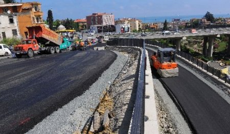 Erdoğdu yolunda biten kısımlar asfaltlandı