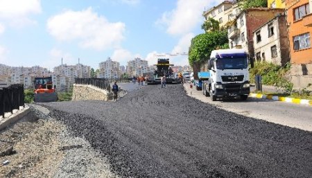 Erdoğdu yolunda biten kısımlar asfaltlandı