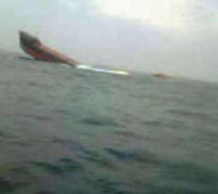 Ereğli Açıklarında Batan Gemi Amatör Kamera Tarafından Görüntülendi