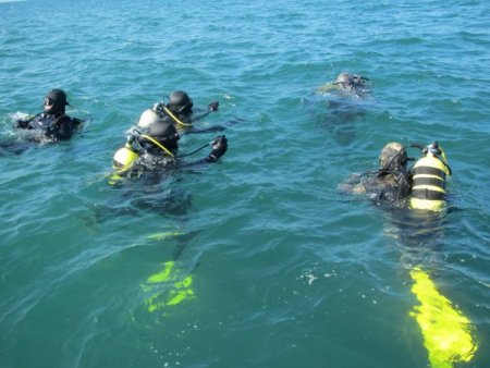 Ereğli Belediyesi itfaiye ekipleri dalgıç eğitimi alıyor