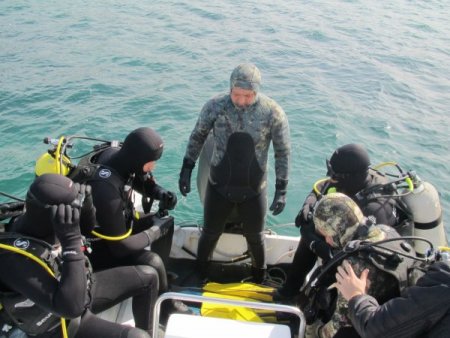 Ereğli Belediyesi itfaiye ekipleri dalgıç eğitimi alıyor