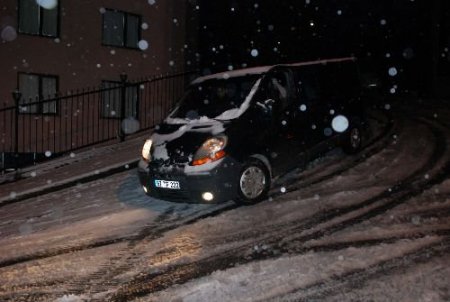 Ereğli'de Aniden Bastıran Kar Yağışı Hayatı Olumsuz Etkiledi