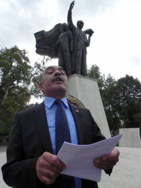 Ereğli'de Cumhuriyet yürüyüşü