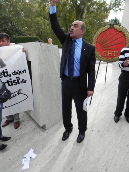 Ereğli'de Cumhuriyet yürüyüşü