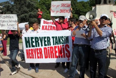 Ereğli’de Gezi Parkı protestosu