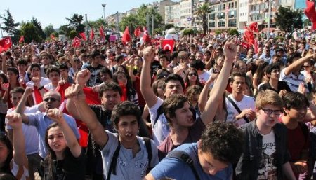 Ereğli’de Gezi Parkı protestosu