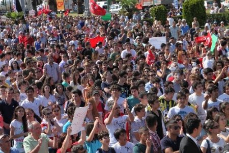 Ereğli’de Gezi Parkı protestosu