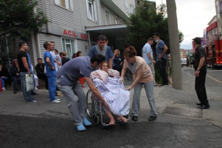 Ereğli'de hastanede çıkan yangın paniğe neden oldu