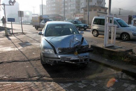 Ereğli’de kaza ucuz atlatıldı: 2 yaralı