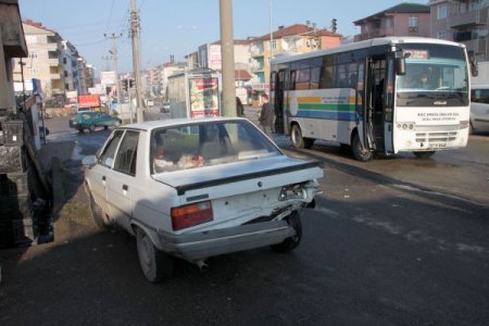 Ereğli’de kaza ucuz atlatıldı: 2 yaralı