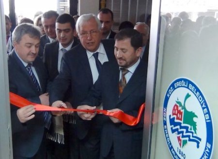 Ereğli'de Mezarlıklar Müdürlüğü ek binası hizmete açıldı