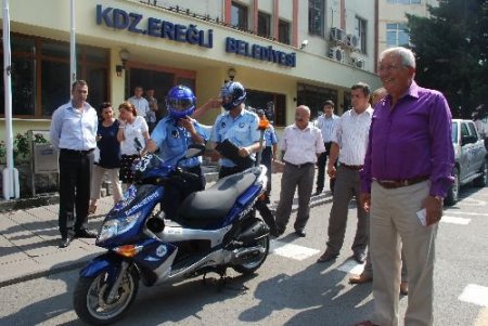 Ereğli'de Motorize Zabıta Ekipleri İş Başı Yaptı