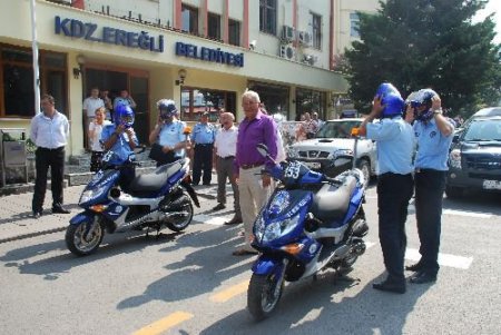 Ereğli'de Motorize Zabıta Ekipleri İş Başı Yaptı