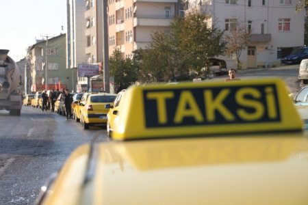 Ereğli’de taksicilerden ‘Sarı’ eylem