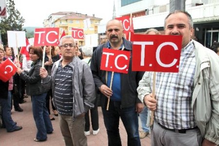 Ereğli'de TC eylemi