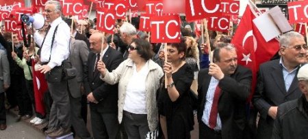 Ereğli'de TC eylemi