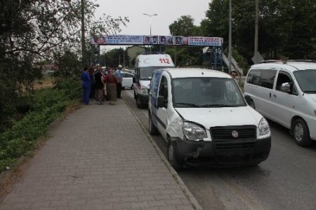 Ereğli'de trafik kazası: 1 yaralı