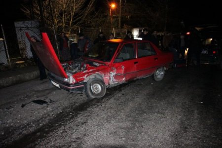 Ereğli'de trafik kazası: 3 yaralı