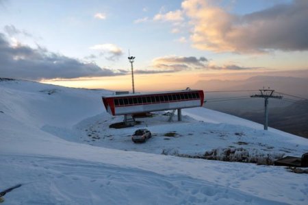 Ergan Dağı Kayak Merkezi yarışmaya hazırlanıyor