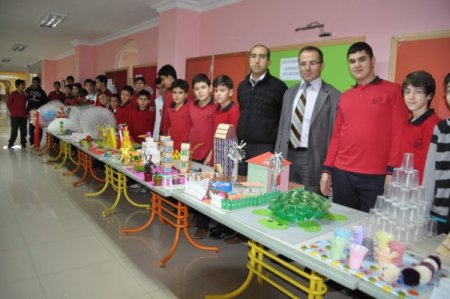 Ergin Koleji öğrencileri teknoloji ve tasarım sergisi açtı