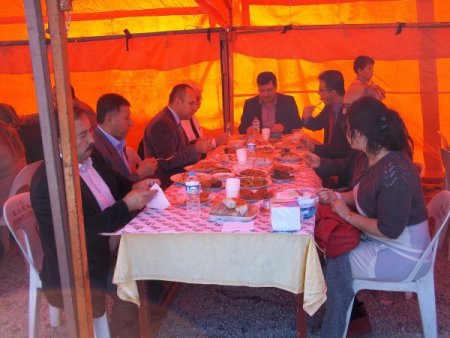 Ersinli kadınlar hünerlerini öğrenciler için sergiledi