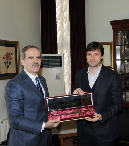 Ertuğrul Sağlam, Başkan Altepe'ye veda etti