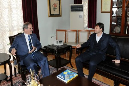 Ertuğrul Sağlam, Başkan Altepe'ye veda etti