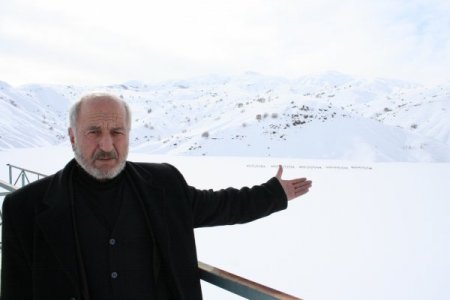 Erzincan Baraj Gölü dondu