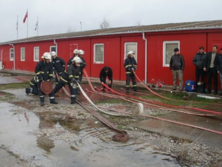 Erzincan Belediyesi İtfaiye Ekibi, 2012 yılında 195 yangına müdahale etti