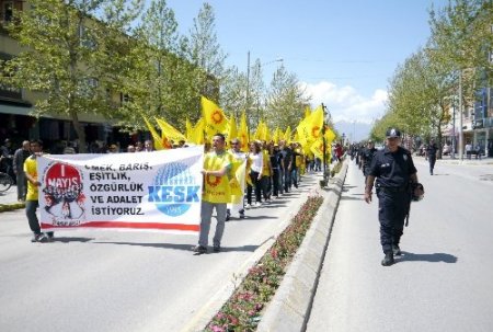 Erzincan’da 1 Mayıs kutlamaları olaysız geçti