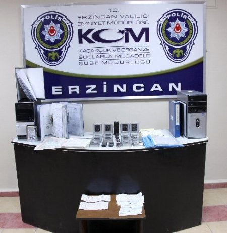 Erzincan'da tefeci operasyonu