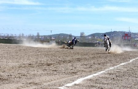 Erzurum mahalli atlı cirit ligi başladı
